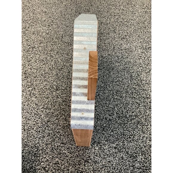 Bless This Cabin Wooden Plaid Wall Decor With Rustic Charm - Picture 4 of 4